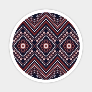 Geometric ethnic seamless pattern Magnet